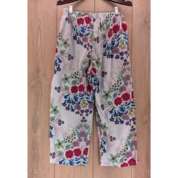 The Cat's Pajamas Floral Cotton Lounge Pajama Pants | Size L - Picture 4 of 5